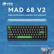 MADLIONS MAD 60/ 68 V2 Magnetic Switch Keyboard 8K Polling Rate Customizable RGB Programmable Gaming