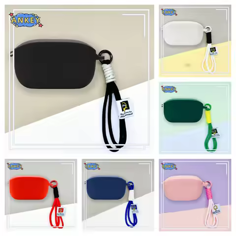 Case for JBL Wave Buds , Vibe Buds , Wave Buds2 Protective Nylon Lanyard Soft Cover Shells Sleeve Ha