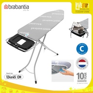 Brabantia Aqua Bowl Ironing Board, C, 124 x 45 cm, Steam Generator Rest