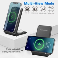 Eprior[In stock] Foldable Qi Fast Wireless Charger Pad 25W/15W Type-C Charging Cable Phone Charger Dock For Iphone 12 11 Pro X Xs Xr 8 Samsung Galaxy S21 S20 S10 S9 Huawei