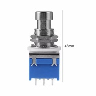 Switch Pedal Effect 3PDT 9Pin Blue Super Soft Guitar Bass