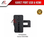 Canon M50 USB HDMI Port Cover Rubber M50 mark II/