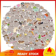 CHEER High Viscosity Pusheen Stickers Lovely Cartoon Cat Graffiti Decal Water Bottle Suitcase Sticke