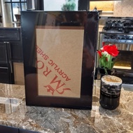 4R size acrylic glass photo frame