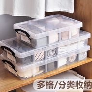 Snacks Underwear Storage Box Transparent Underwear Separate Bra Tidy-up Socks Melon Fruit Storage Ho