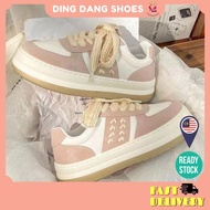 【DingDang】READY STOCK Korean Style Fashion Women's Hot All-match thick-soled Casual Canva Shoes Kasu