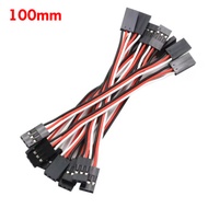 Servo Jumper Extension Cable 10cm Male to Male JR Plug Servo Extension Cable 100mm Rc for JR Plug Se