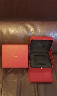 Cartier 卡地亞手錶盒盒存儲空。正品卡地亞二手盒子。卡地亞紅