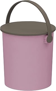 J J Astage, Sitting Bucket, Fermer, Limited Color, Pink/Brown, 15L, Made in Japan, Interior Goods, T