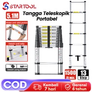 2.7m 3.9m 4.3m 5.1m telescopic folding Ladder Multifunction Telescopic Ladder Straight Ladder