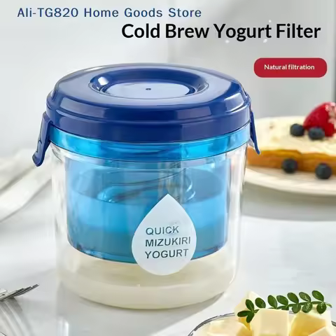 [TG820]Food Grade Yogurt Strainer Quick Filtration Easy Operation Sealed Lid For Homemade Greek Yogu