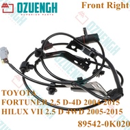 [OZUENGH] ABS Sensor TOYOTA/HILUX VII/FORTUNER/2004-2015/2KD-FTV/1KD-FTV 89542-0K020  High Quality