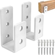 2x4 Door Barricade Brackets, Grade U-Shaped Security Brackets for Wood, Sheds, Gates & Basement Door