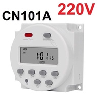 Timer Arus Listrik( AC) Switch Digital Time Delay Relay 220V CN101A Untuk Lampu Digital Timer Progra