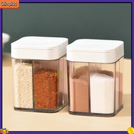 olimpidd|  Spice Storage Bottle Convenient Large Capacity Fresh-keeping 4-cell Storage Kitchen Spice Storage for Kitchen