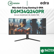 E-DRA EGM34Q240PR Monitor 34 inch VA 240Hz 1ms I Genuine |