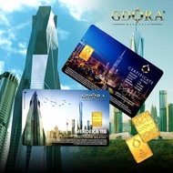 GDORA Gold Bar 1.00gram '' Menara Merdeka '' 999.99