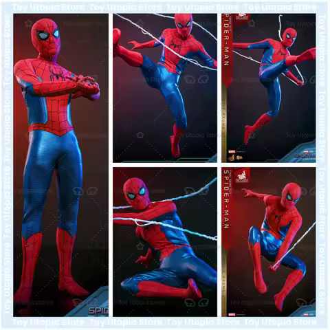 100% Original, Hot Toys HT MMS862, Spiderman: Sin Camino a Casa, 1/6, Spider-Man su Traje Final, Edi