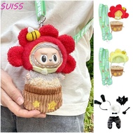 SUISS Labubu Time Clothes, Doll's Clothes Toy Accessories 17cm Cotton Doll's Clothes, Fashion Red Po