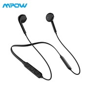 MPOW Sports Wireless Bluetooth 5.0 Neckband IPX5 Waterproof Earphone Neck-hanging Hands Free Wireless Headset Earphone