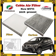 Perodua Myvi - Cabin Air Filter - Fiber or Carbon ( OEM Fitting 145520-2510 / 014520-2990 / 87139-29