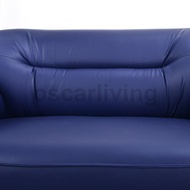 Sofa Kursi Tamu 211 Xena Blue Dark White Oscar - Fullset Tanpa Meja -