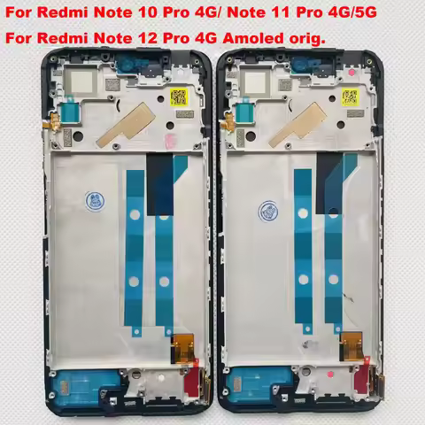 6.67" Original Amoled For Redmi Note 10 Pro 4G/Note 11 Pro 4G 5G lcd digitizer For Note 12 Pro 4G Di