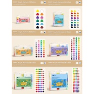 ENMY Acrylic Marker Pen 80/60/48/36/24/12 Colors Set Drawing Coloring Painting Art Kids Presents