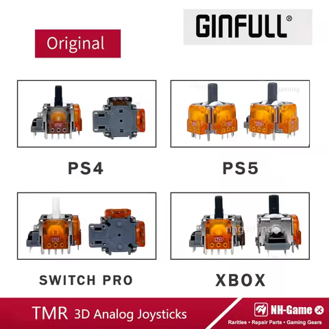 1/2PCS TMR Electromagnetic Joystick For PS5 Controller 3D Analog Stick Sensor Module For Ps4 For Xbo