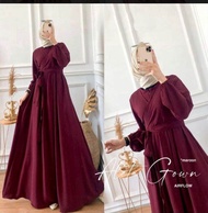 ALETA DRESS / ALETA GOWN MAXY DRESS CRINKEL AIRFLOW