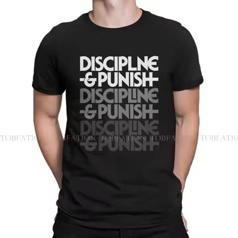 Focault Discipline And Punish BDSM Bondage Discipline Dominance Submission Men T Shirt Cotton Graphi