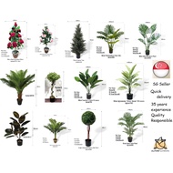 [SG SELLER] Artificial Plants Wide Range 90cm to 120cm. Mid size plants Fake Plant Faux Plants Large Fake Potted Plants