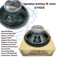 Promo Speaker Ashley 15 Inch CY 1535 CY1535 15 350 watt Mid Low Murah