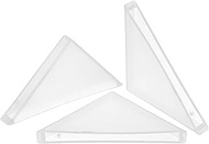 QUARKZMAN Pack of 80 Plastic Corner Protectors 4 x 50 mm Right Angle Shape Glass Corner Protectors C