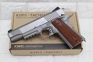 KWC M1911 CO2槍 TAC 特仕版 銀 ( BB槍BB彈COLT 1911 45手槍MEU玩具槍CS射擊R6