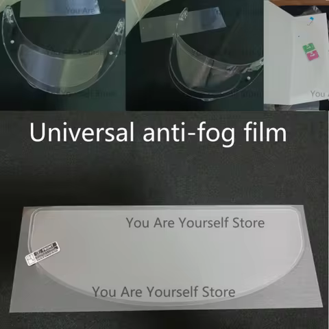 Motorcycle Helmet Universal Anti-Fog Film for AGV SHOEI HJC KYT MT ARAI BELL SHARK LS2 SCORPION NOLA