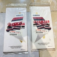 Original white Yamaha Xeon 2012 WING Striping sticker YGP 44D-F8391-E0 44D-F8392-E0
