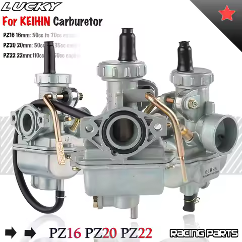 16mm 20mm 22mm PZ16 PZ20 PZ22 Carburetor Hand Choke Zinc Carb For Keihin 50cc 70cc 110cc 125cc 250cc