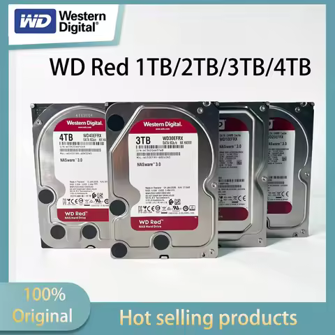 Western Digital WD Red 1TB/2TB/3TB/4TB 5400 RPM 64MB NAS Mechanical Hard Drive SATA 3.5-inch NAS Ded