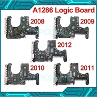 Original Tested A1286 Motherboard For MacBook Pro 15" A1286 Logic Board i5 i7 2010 2011 2012 Year