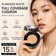 TIMEPHORIA Timeless Lumina Matte Cushion Foundation Full Coverage Oil Control Long Lasting Waterproo