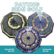 Ry4 Payung Layar Semi Golf Sateen / Satin | Payung Tongkat Jumbo Motif