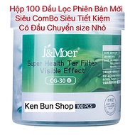 Hộp 100 Đầu Lọc Bảo Vệ Sức Khoẻ Có Đầu Chuyển Loại Thông Thường Sang Nhỏ