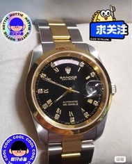 香港行貨山度士Sandoz,金鋼星期，日歷自動男裝手錶（大圍金輝錶行購入）