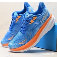 Lotto M CLIFTON 9 Running Shoes, Blue Orange, Unisex.