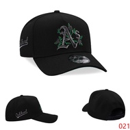 New Era Oakland Athletics Black Metallic 9Forty A-Frame Snapback Hat Fashion Accessories Hip Hop Hat