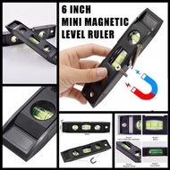 ALi MINI MAGNETIC LEVEL RULER Spirit Level Ruler Portable Vertical Horizontal Ruler Measuring Tool D