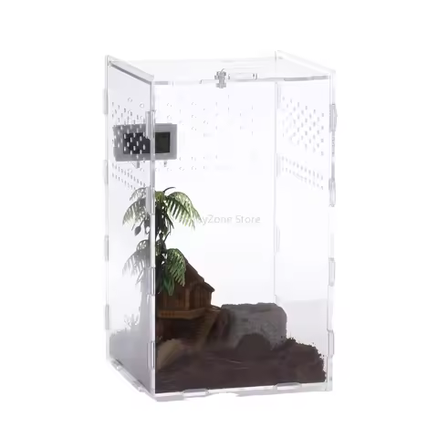 Modern Clear Acrylic Plastic Reptile Terrarium Cage For The Market
