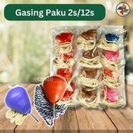 [CM] Gasing Plastic Paku Traditional Mainan Gasing Budak 2s/12s