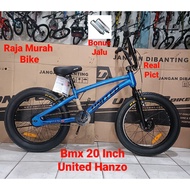 Sepeda Anak Bmx 20 Inch United Hanzo Sepeda Anak Laki Laki United 20 Inch Hanzo Ban 3.0